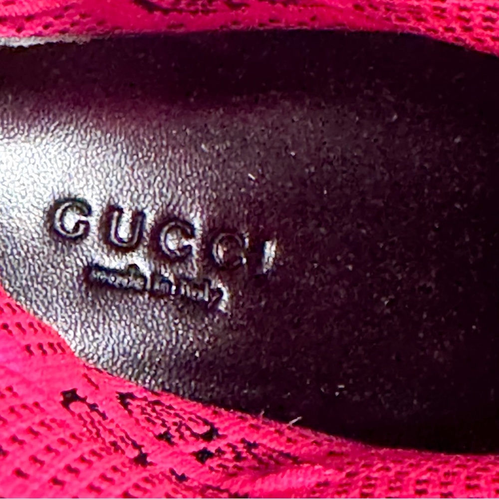 GUCCI Technical Jersey Knit GG Monogram Square G 75mm Ankle Boots🔥🔥🔥👀👀😳 - Picture 14 of 15